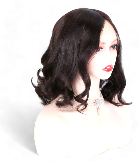 Josephine Lace Front Wig - 12" European Remy Hair, HD Lace Front, Natural Look & Silky Texture, Perfect for Styling Updates or Transformations